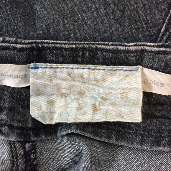 👖 SILENCE & NOISE Black Fade BUTTON FLY JEANS 26 - Picture 2 of 6